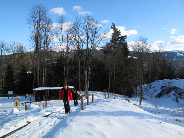 Michael und Marion beim B&auml;renkogelhaus (31. Dez.)