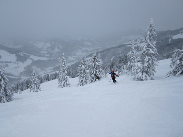 Erhard und Martina zwischen Vorderer Feldalm und Unterbergeralm
