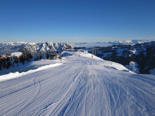 Bergstation Vierersessellift Kohlgrube und der Pöglbahn