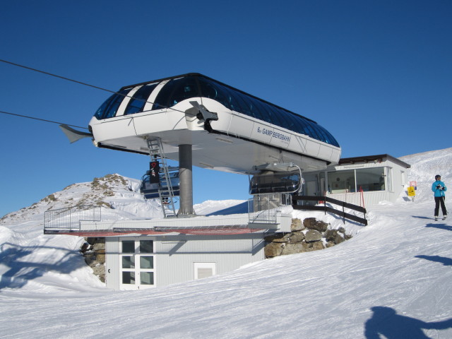 Bergstation der Gampbergbahn, 2.400 m (14. J&auml;n.)