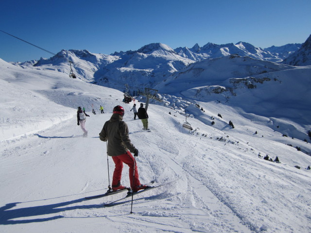Manuel, Thomas und Markus auf der Steinm&auml;hderabfahrt (15. J&auml;n.)