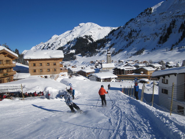 Thomas auf der Abfahrt 'Rudalpe - Lech' (15. J&auml;n.)