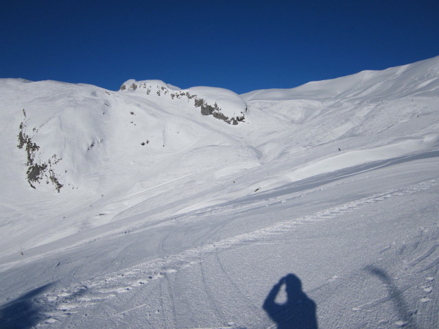 von der Bergstation des Sch&uuml;ttbodenlifts Richtung Norden (15. J&auml;n.)
