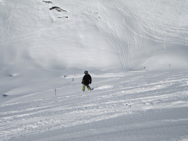 Markus neben der Steinm&auml;nnleabfahrt (15. J&auml;n.)