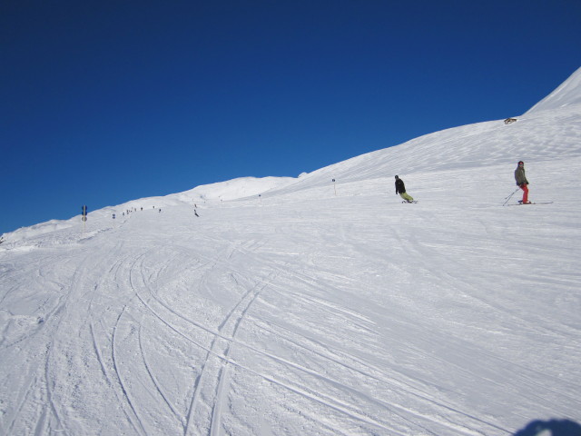Markus und Manuel auf der Abfahrt 'Sch&uuml;ttboden - Z&uuml;rs' (15. J&auml;n.)