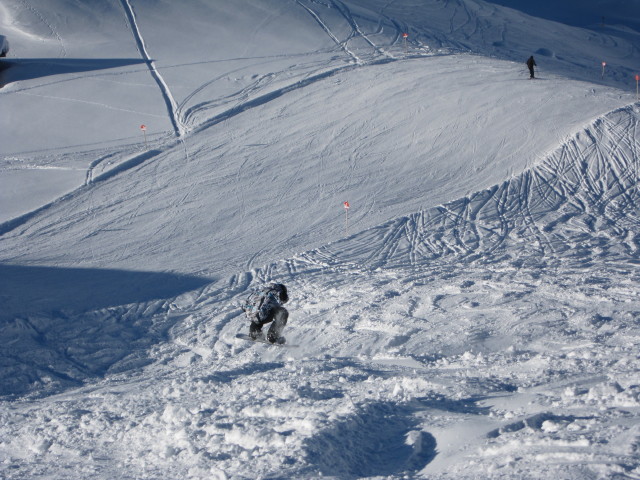 Thomas neben der Pazieltalabfahrt (15. J&auml;n.)