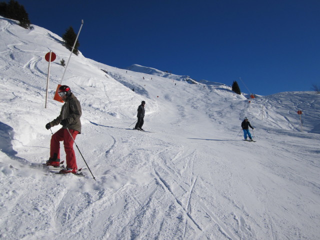 Manuel auf der direkten Hexenbodenabfahrt (15. J&auml;n.)