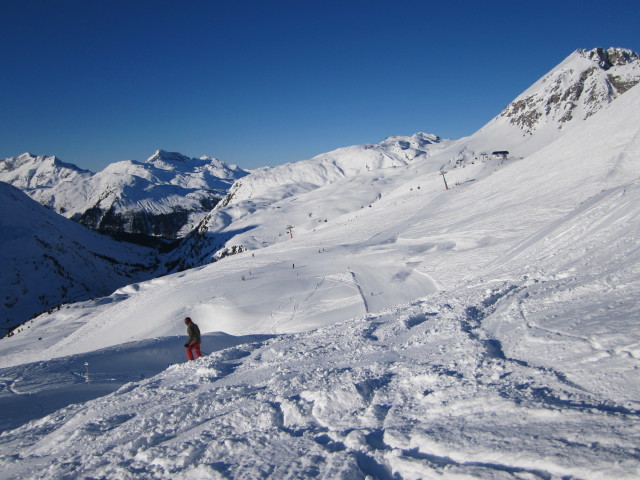 Manuel neben der Familienabfahrt (15. J&auml;n.)