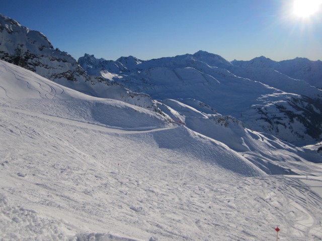 H&uuml;bner-Hang-Skiroute (15. J&auml;n.)