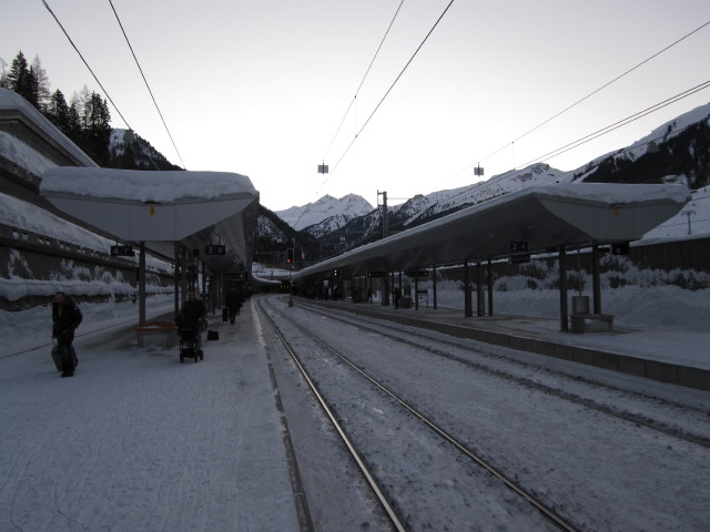 Bahnhof St. Anton am Arlberg, 1.309 m (15. Jän.)