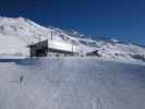 Bergstation der Rendlbahn von der Gampbergbahn aus (14. Jän.)