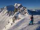 Enrico bei der Bergstation der Schindlergratbahn, 2.643 m (14. Jän.)