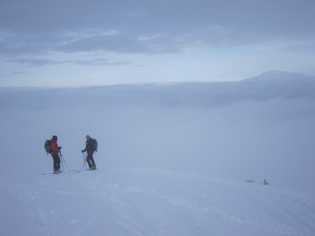 Martina und Andreas zwischen Poverer Hippold und Sagalm