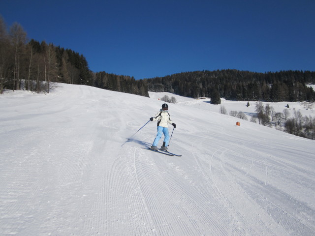 Mama auf der Hauereckabfahrt