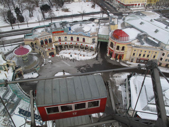 Riesenradplatz vom Wiener Riesenrad aus