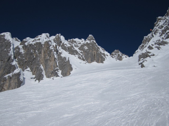 Seegrubreise von der Karrinne-Skiroute aus