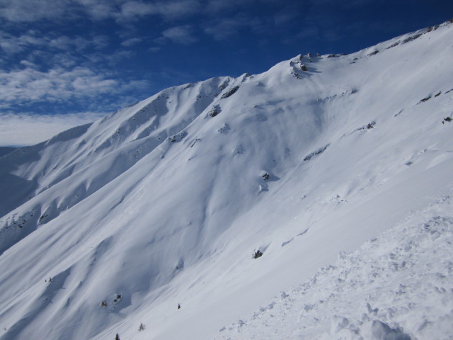 Hinteres Alpjoch von der Bergstation der Alpjochbahn aus