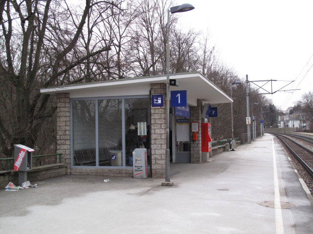 Bahnhof Purkersdorf Zentrum (4. Feb.)
