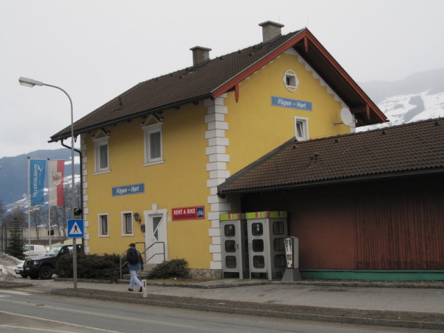 Bahnhof Fügen-Hart, 537 m (5. März)