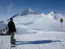 Markus bei der Bergstation der Gefrorene Wand-Bahn, 3.033 m