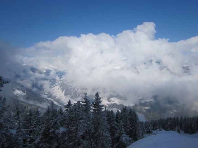 von der Piste 4 Richtung Nordwesten