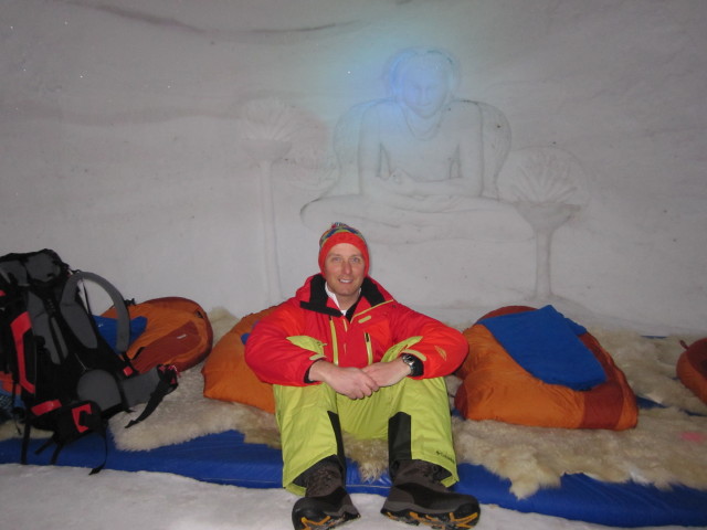 Ich im Iglu Village (15. März)