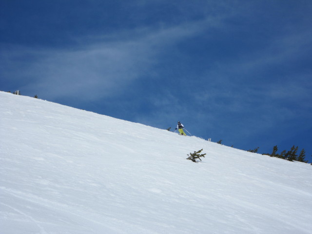 Ich zwischen Piste 5 und Piste 16 (17. März)