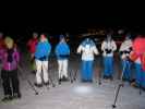 Ronald, Sophie, Richard, ?, Simone, ?, ? und ? beim Iglu Village (15. März)