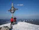 Clemens und ich auf der Gemeindealpe, 1.626 m