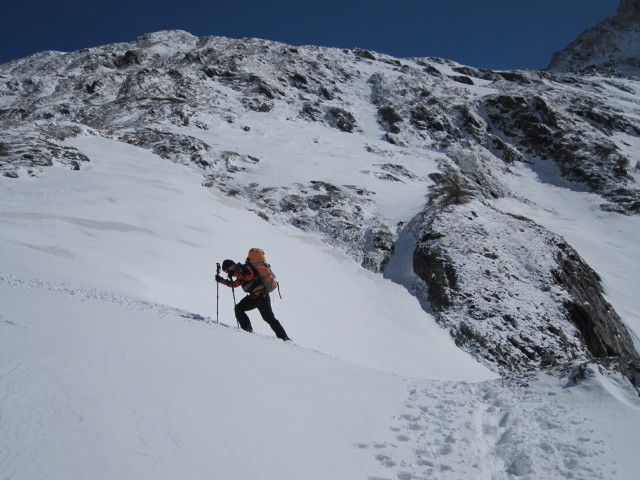 Christoph zwischen Ochsnerhütte und 's Toale (1. Apr.)