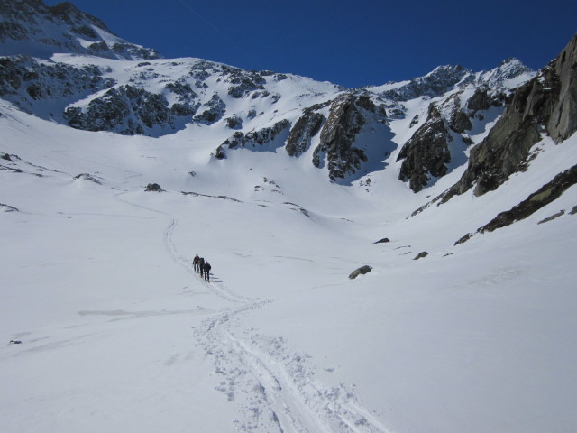 Siegbert, Norbert und Gerwalt am Sandboden (1. Apr.)