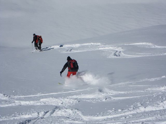 Norbert, Christoph und Klaus zwischen hinterm Malham und Keesseele (1. Apr.)