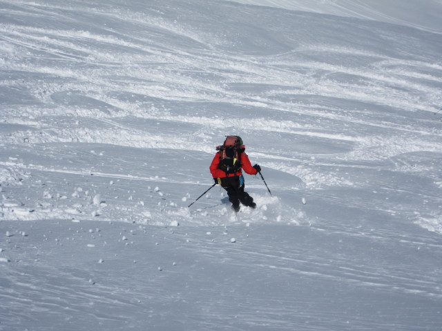 Gudrun zwischen Reggent&ouml;rl und Simonysee (2. Apr.)