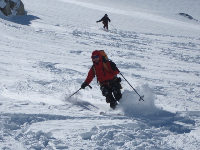Christoph und Klaus zwischen Reggent&ouml;rl und Simonysee (2. Apr.)