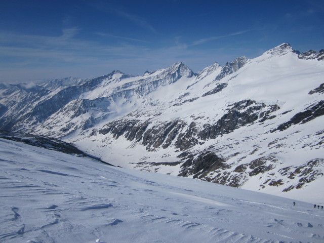 vom Maurerkees Richtung S&uuml;dwesten (3. Apr.)