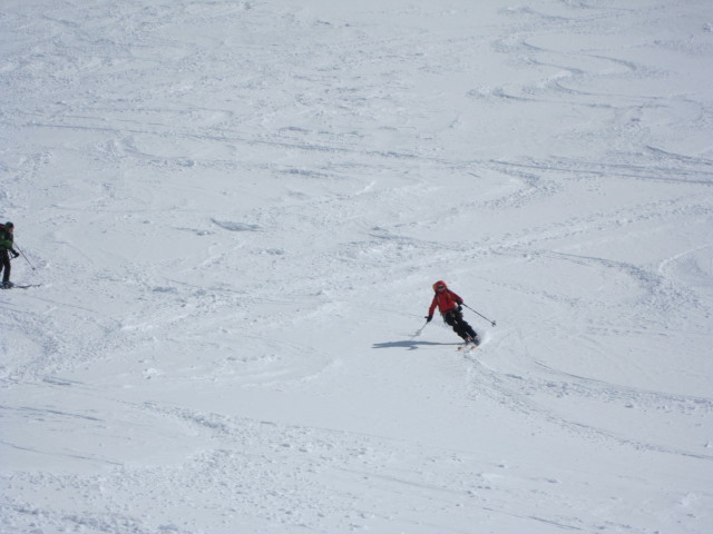 Gudrun und Christoph am Maurerkees (3. Apr.)
