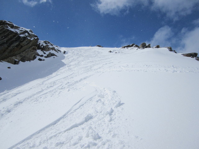 zwischen S&uuml;dlichem Malhamkees und N&ouml;rdlichem Malhamkees (6. Apr.)