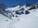 Christoph und Gudrun zwischen Simonysee und Essener-Rostocker-Hütte (2. Apr.)