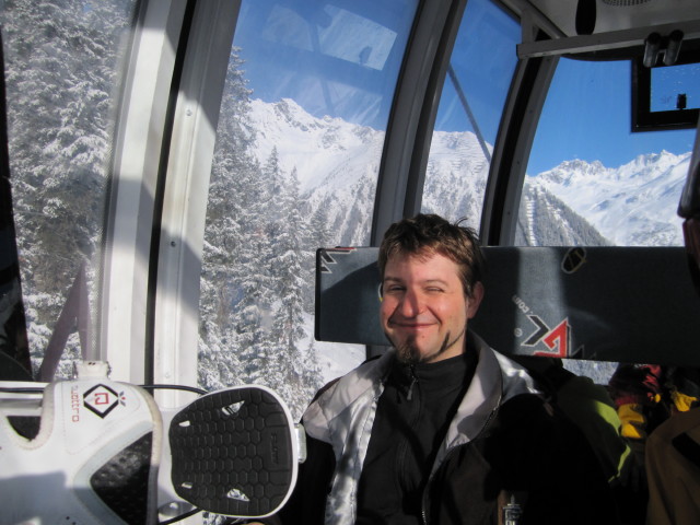 Markus in der Silvrettabahn (19. Apr.)