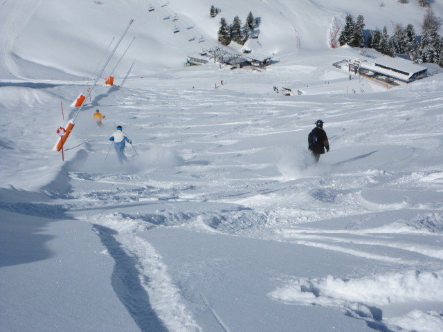 Andreas, Boris und Markus auf der Piste 12 (19. Apr.)