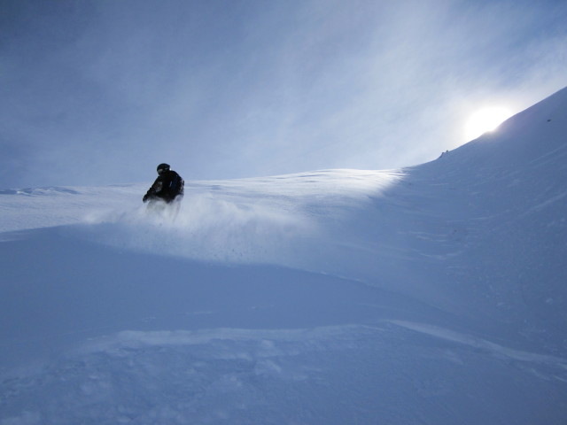 Markus zwischen Piste 32 und Piste 35 (19. Apr.)