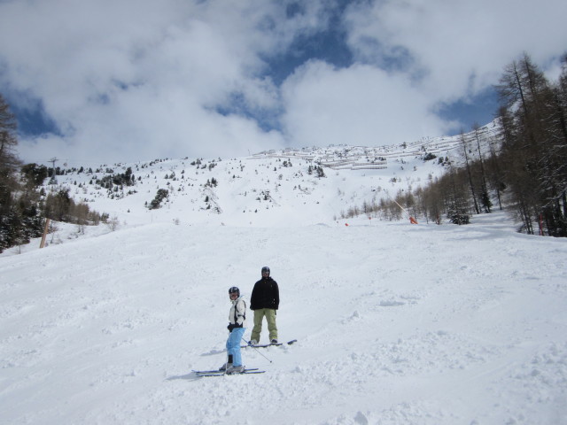 Mama und Markus auf der Piste 5 (19. Apr.)