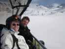 Mama und Markus in der Idjochbahn (17. Apr.)