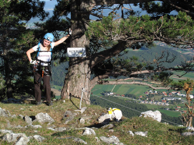 Diana beim Ausstieg des Wagnersteigs