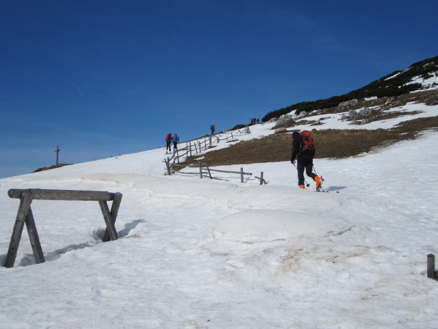 Erich zwischen Bahnhof Hochschneeberg und Damb&ouml;ckhaus