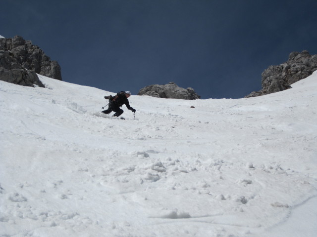 Irene in der Einfahrt in die Breite Ries