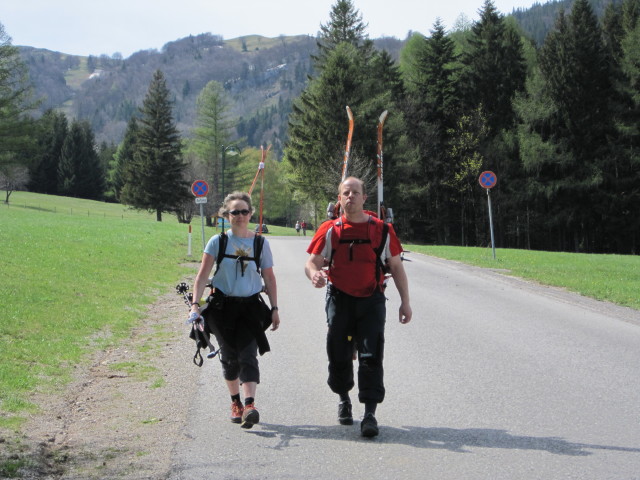 Irene und Lutz zwischen Breiter Ries und Forellenhof