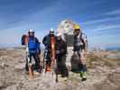 Lutz, Erich, Irene und ich am Kaiserstein, 2.061 m