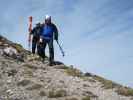 Irene und Lutz bei der Einfahrt in die Breite Ries