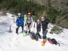 Lutz, ich, Irene und Erich in der Breiten Ries